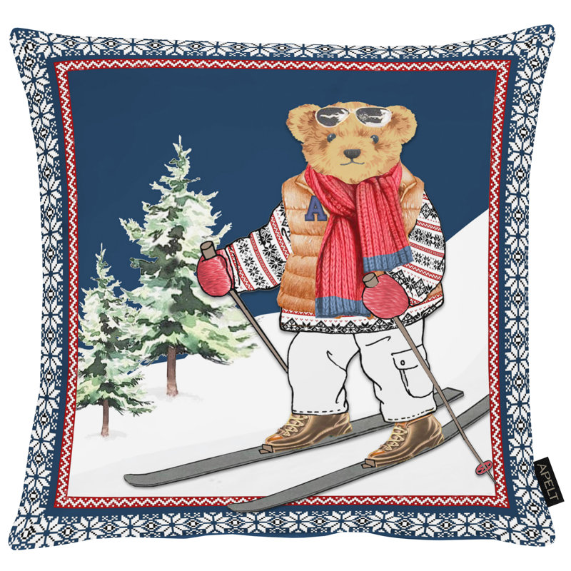 Chalet Style Square Throw, No Fill, 46cm H x 46cm W