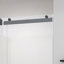 56-60 * 76 "Porte de douche coulissante double sans cadre à fermeture en douceur avec verre trempé de qualité supérieure (8 mm) et revêtement facile à nettoyer-118574670