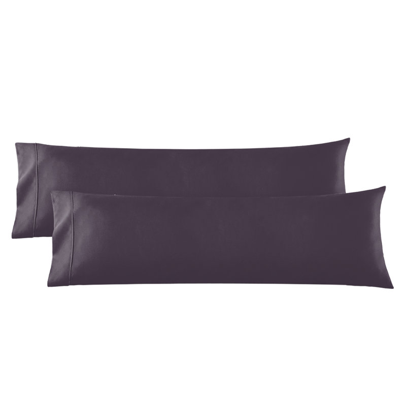 Nestl 1800 Thread Count Body Pillowcase, Eggplant