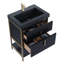  Meuble-lavabo moderne avec plateau en gel acrylique noir Serenity-375953095-375953104-375953117