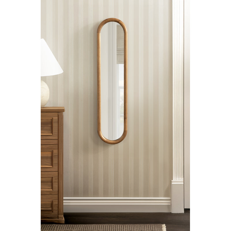 Miroir mural Talma, Bois brun