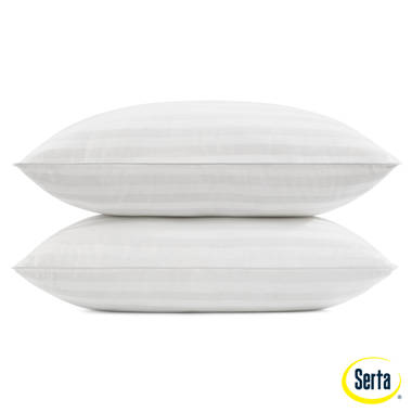 GAIAM Om Soft Aero Loft Knit Down Alternative Pillow Twin Pack