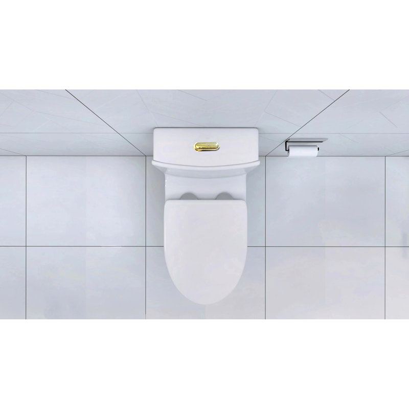 Toilette moderne avec chasse d'eau à 360 degrés et conception confortable à jupe silencieuse pour la salle de bain