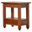 Slatestone Solid Wood End Table in Rustic Oak