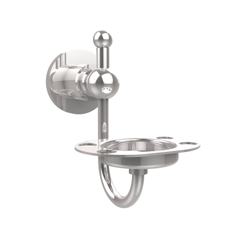 Porte-brosse à dents et gobelet Lera, Chrome poli