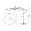 Parasol de marché à DEL 10 pi-808277468