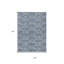 Tapis extérieur lavable 3 pi x 5 pi bleu marine / bleu marine