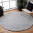 Perry Flatweave Wool Light Gray / White Area Rug-571745904