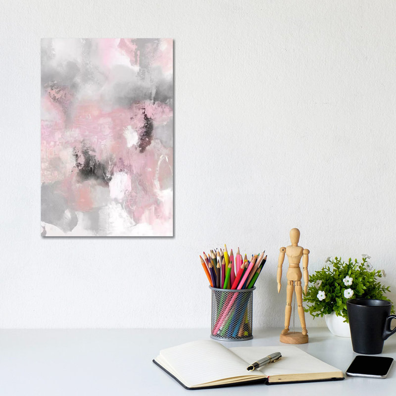 Irresistible Blush II par Tate Bridges - reproduction d'art, H 12 po x l 8 po x P 0,75 po, Toile tendue, Aucun mat