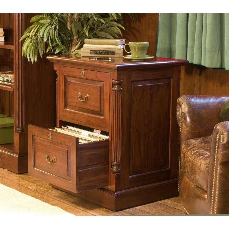 Tarawa 65cm Wide Solid Wood File Cabinet