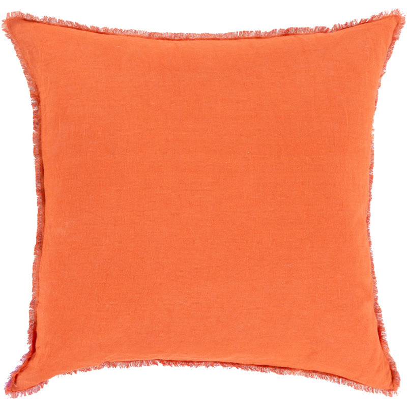 Throw Pillow, 18"H x 18"W, Down, Bright Blue-Light Gray