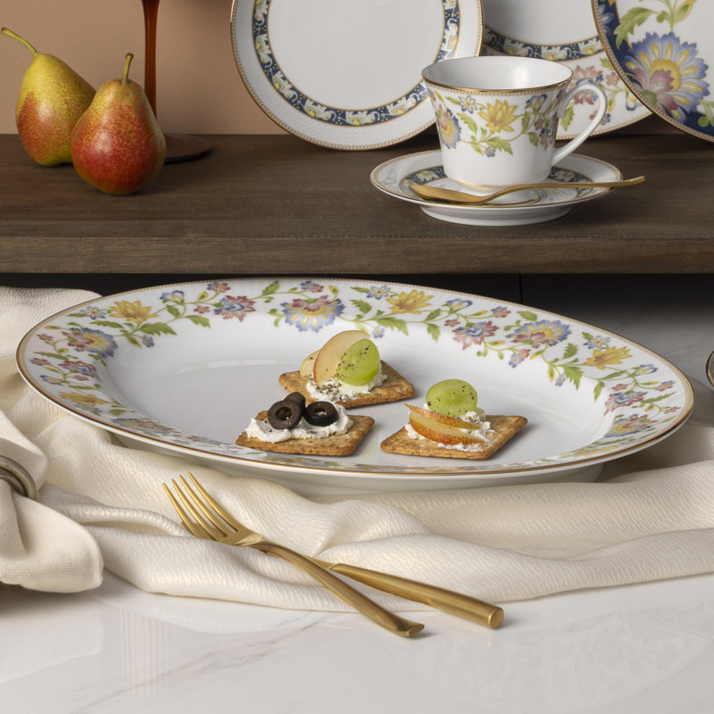 Noritake Tusker Garden Oval Platter, 16"