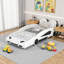 Lit plateforme avec roulettes White-1086184502