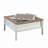 Gaming/Coffee Table, White Finish