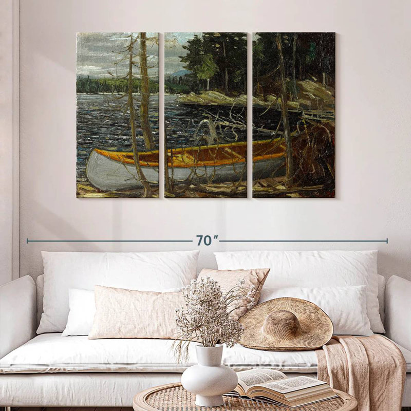 Mehar The Canoe, 32" H x 50" W