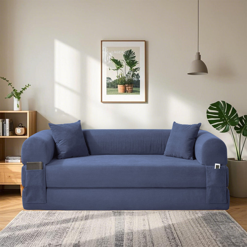 3 Seater Sofa, Navy Blue