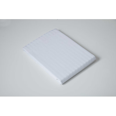 Plain Dye 540 TC Egyptian-Quality Cotton Sateen Flat Sheet