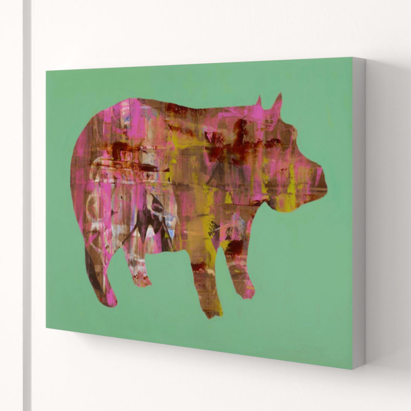 Animal Crossing V Print, 54" H x 70" W, Glass Coat