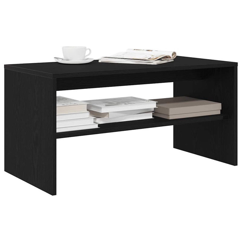 Shalo Unfinished TV Stand, Black Oak, 80cm