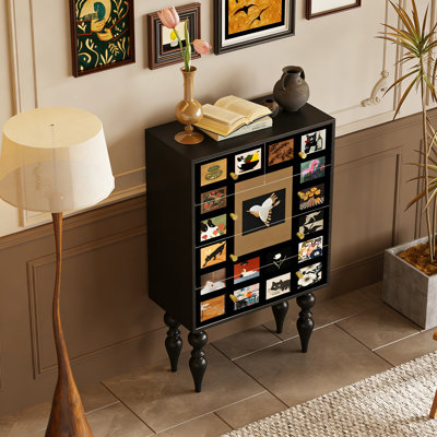 Armoire de rangement à 5 tiroirs French