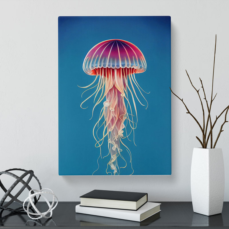 Allmon Jellyfish Vol.1 - Wrapped Canvas Print, 76cm H x 50cm W x 3cm D