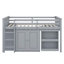 Lit mezzanine simple avec armoire à tiroirs et bureau coulissant pratique-1363575029