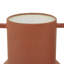Irina 2 Piece Red Metal Table Vase Set