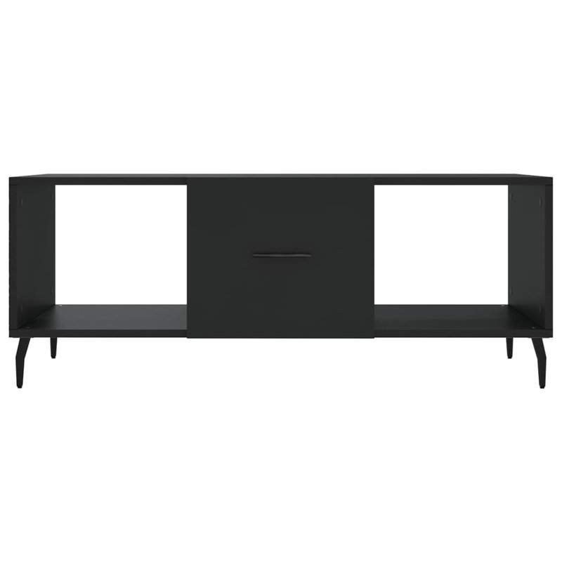 Makarama Four Leg Coffee Table with Storage, Black
