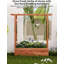 Jardinière en bois avec treillis-1135471752