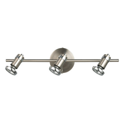 Lindaro 21'' 3 -Light Fixed Track Track Kit with Dimmable and Adjustable Head