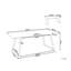 Drumgurland Extendable Metal Base Dining Table