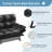 71 Inch Convertible Faux Leather Futon Sofa Bed with Adjustbale Arms,Loveseat Sleeper For Living Room, Bedroom, Studio, Apartment, Dorm, Home Office, Small Space
