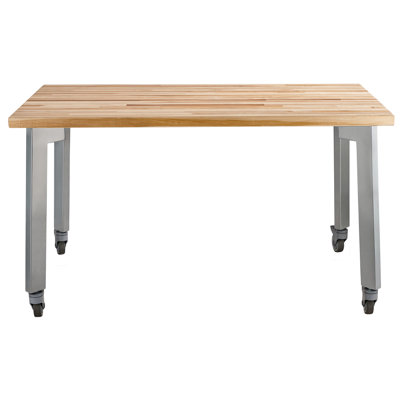 36 inch Height Titan Table, Butcherblock Top