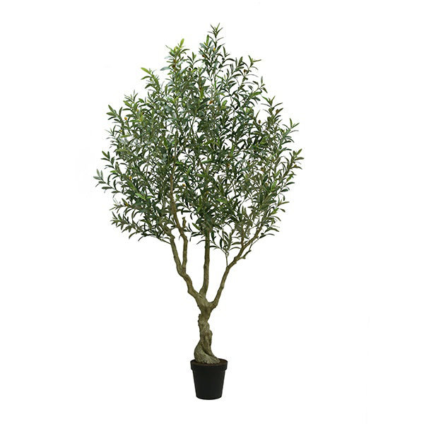 8' Faux Olive Tree