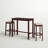 Arlyce 2 - Person Solid Wood Top Trestle Base Dining Set