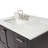Flynt 43'' Single Bathroom Vanity with Carrara Marble Top-64627247