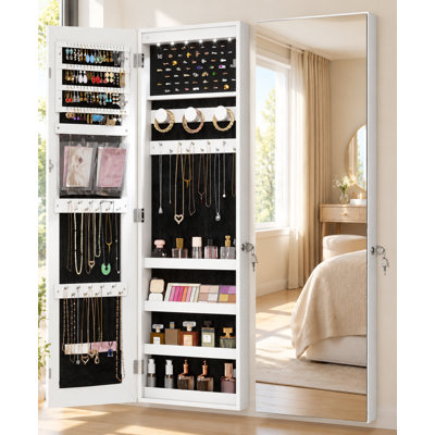 Au-dessus de la porte, organisateur de bijoux mural 6 pièces