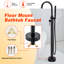 2 Handle Floor Mounted Freestanding Tub Filler with Diverter-107665817