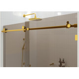 Equinox 56 - 60 in. x 78 in. Fully Frameless Tinted Sliding Shower Door