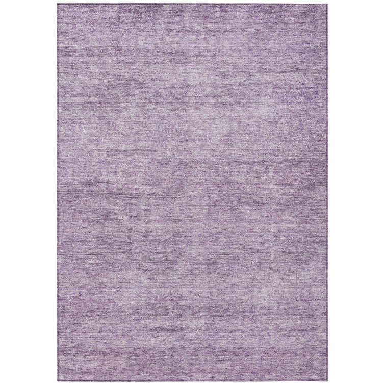 Machine Washable Indoor/Outdoor Chantille ACN1163 Lavender Rug