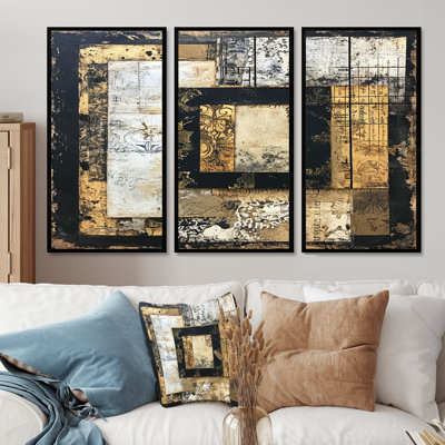 «Eernal Moments Vintage Frame Collage», ensemble de décorations murales abstraites