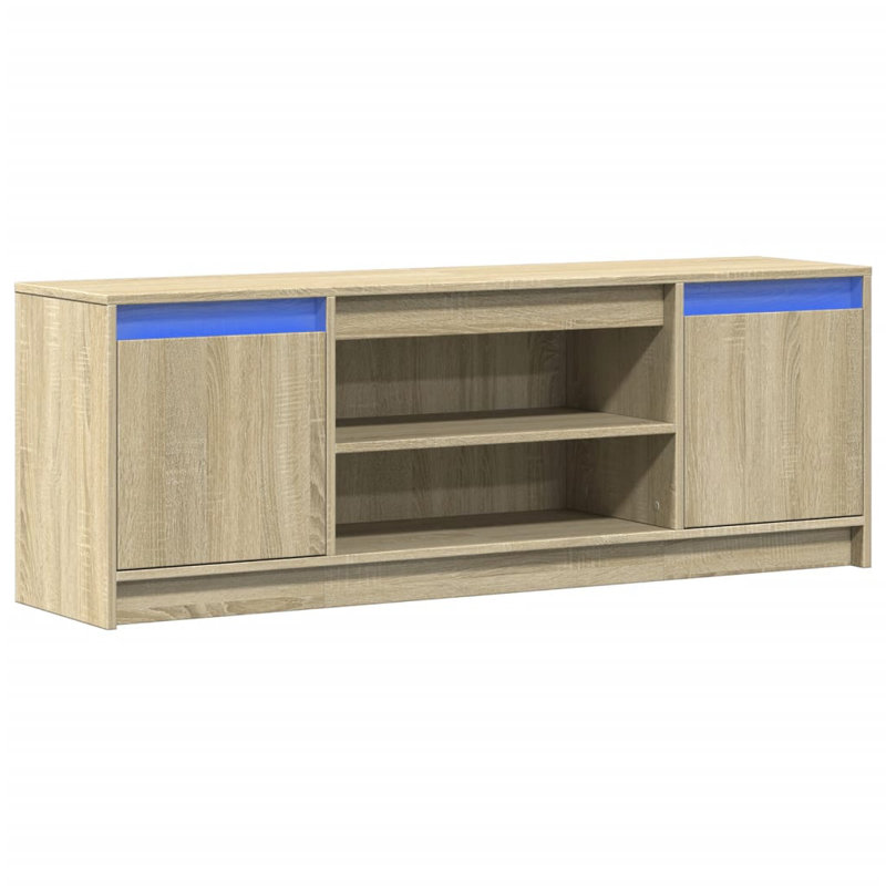 Cyarah Unfinished TV Stand, Sonoma Oak, 139.5cm