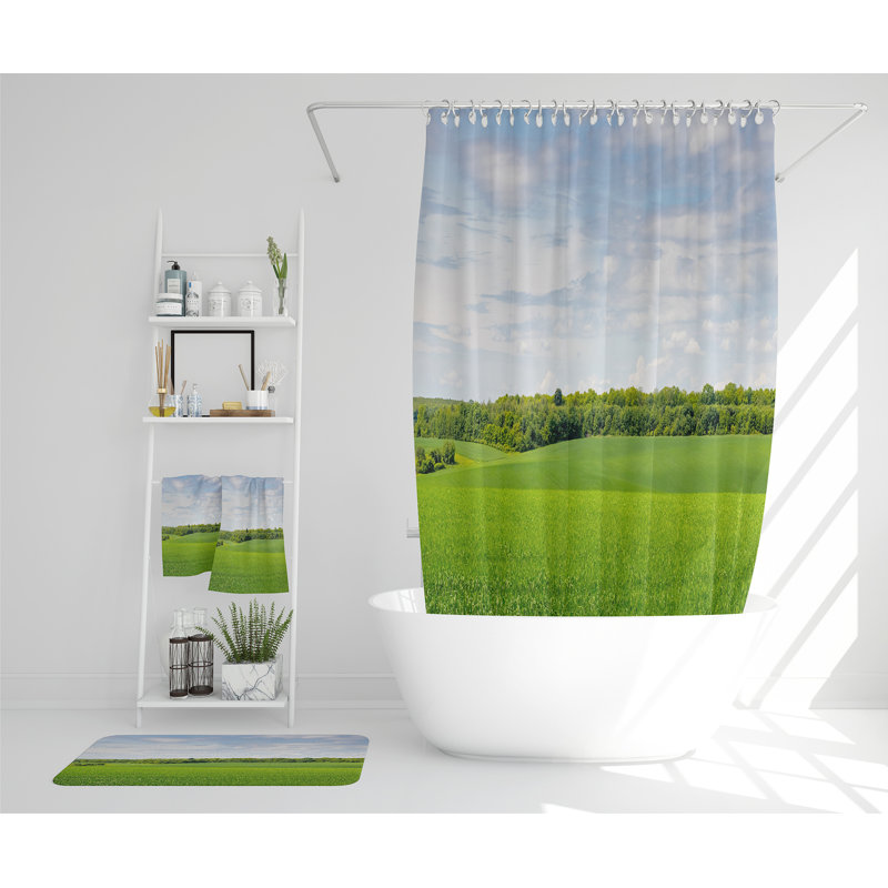 Nayelly Polyester Shower Curtain Set