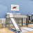 Twin Wooden Low Loft Bed With Slide And Space-Saving Ladder-892130501