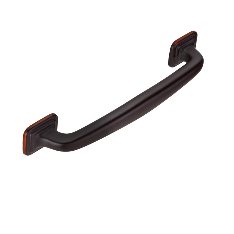 Grayson 5" Center to Center Satin Copper Arch Drawer Pull, Satin Copper