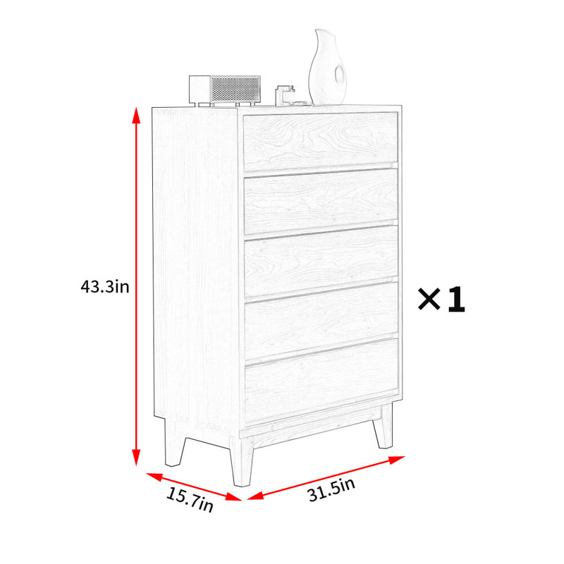 Modern Minimalist Accent Chest