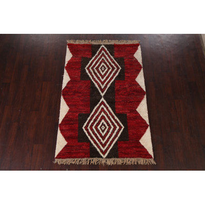 One-of-a-Kind 4'2" X 6'5" Wool Area Rug in