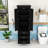 Tall Storage Cabinet with 3 Drawers and Adjustable Shelves for Bathroom or Kitchen-65663784