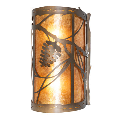 2 - Light Flush Mounted Sconce
