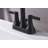 Davvid Two-Handle Centerset Bathroom Faucet with Drain Assembly - Oil Rubbed Bronze-47533729
